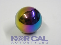 Neo Chrome Spherical Shift Knob 10X1.5 Weighted