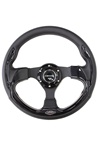 Nrg 320Mm Sport Leather Steering Wheel With Black Inserts