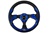 Nrg 320Mm Sport Leather Steering Wheel With Blue Inserts