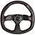 Nrg 320Mm Sport Leather Steering Wheel Oval With Red Stitching