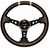 Nrg Limited Edition 350Mm Sport Steering Wheel (3" Deep) Black W/ Silver Double Center Markings