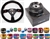 Nrg Quick Release Combo Nrg 320Mm Sport Suede Steering Wheel W/ 2 Button
