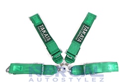 Takata Style Racing Harness (Pair) Green