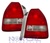 96-00 Honda Civic Red/Clear Si Style Taillights 3Dr