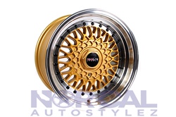Traklite Crosstread Wheels Gold 15X8 +15  Universal 4X100 & 4X114.3