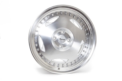 Wheel Supreme Ds-14 15X8 +25 Offset 4X100 Gloss Silver W/ Machined Face + Lip