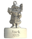 Personalized Santa with Tree Ornament