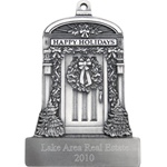 Engravable New Home Pewter Ornament