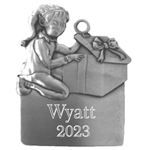 Personalized Elf with Gift Ornament