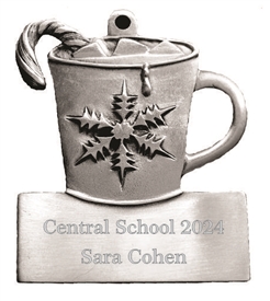 Personalized  Cocoa Mug Ornament