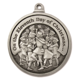 Engravable Eleventh Day of Christmas Ornament
