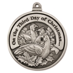 Engravable Third Day of Christmas Ornament