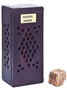 Wholesale Golden Amber Resin Gift Box 5 Gram