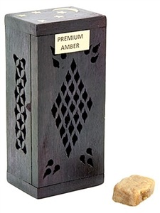 Wholesale Premium Dark Amber Resin Gift Box 5 Gram