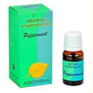 Wholesale Auroshikha Peppermint Natural Essential Oil 10ML - 1/3FL.OZ.