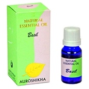 Wholesale Auroshika Basil Natural Essential Oil 10ML - 1/3FL.OZ.