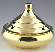 Wholesale Brass Temple Burner - 4" Diameter