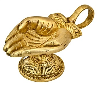 Wholesale Hand Shape Oil or Ghee Lamp