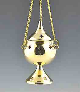 Wholesale Brass Hanging Censer Burner - 5" Height