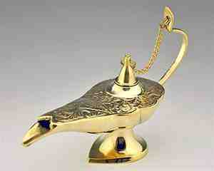 Wholesale Brass Aladdin Lamp - 7" Length