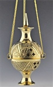 Wholesale Carved Brass Hanging Censer Burner