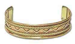 BCT07<BR><BR>2 Pieces Celtic Copper Bracelet Set