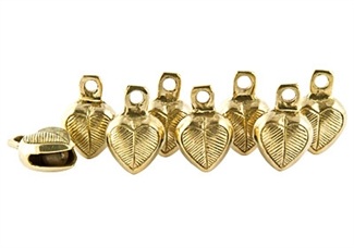 Wholesale Heart Brass Ghungroo Bells