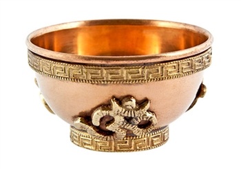 Wholesale Om Symbol Copper Offering Bowl