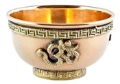 Om Symbol Copper Offering Bowl