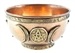 Triple Moon Pentacle Copper Offering Bowl