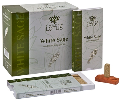 Wholesale White Sage Smudge Incense Bricks