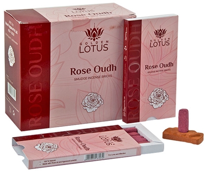 Wholesale Rose Oudh Smudge Incense Bricks