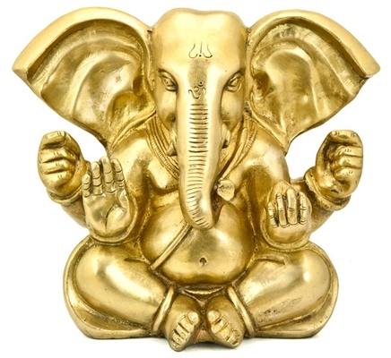 Lord Ganesh with Big Ear Brass Statue