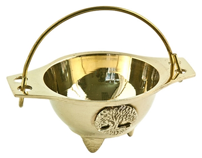 <!CAL54><b>On Sale!</b><br>CAL54<br><br>Tree of Life Brass Cauldron