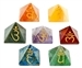 Wholesale Carved Seven Chakra Pyramid Set