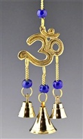 <!CLB21>CLB21<br><br> 4 Pieces Om Brass Chime with Beads