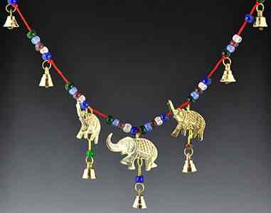 Elephant With Bells & Beads