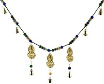 Goddess Laxmi With Bells & Beads