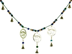 Egyptian Eye With Bells & Beads