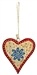 Wholesale Floral Wooden Heart Hanger