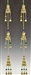 Wholesale Three Buddha Brass Chime