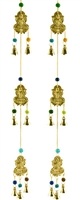 Three Goddess Laxmi Brass Chime