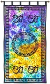 Wholesale Curtain - Tie Die Om Chakra Curtain