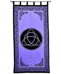 Wholesale Curtain - Purple Triquetra Curtain