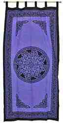 Wholesale Curtain - Purple Celetic Knot Mandala Curtain