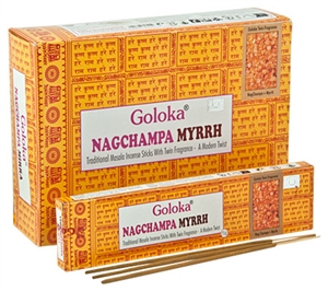 Wholesale Goloka Nag Champa Myrrh Incense
