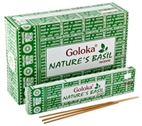 Wholesale Goloka Nature's Basil Incense