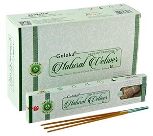 Wholesale Goloka Natural Vetiver Incense