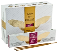 GL186<BR><BR>Goloka Archangel Uriel Incense - 15 Gram Pack (12 Packs Per Box)