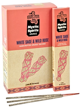 Wholesale White Sage & Wild Rose Incense